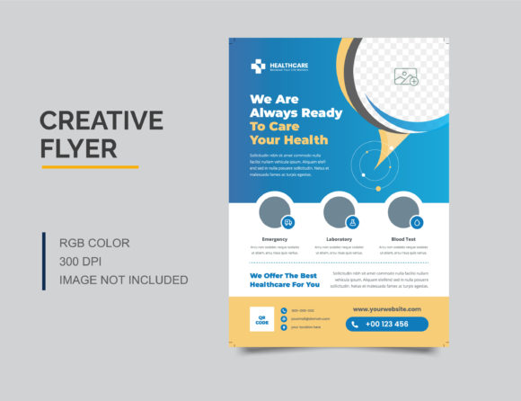 Medical Flyer Design Template: A Clean, Professional Look