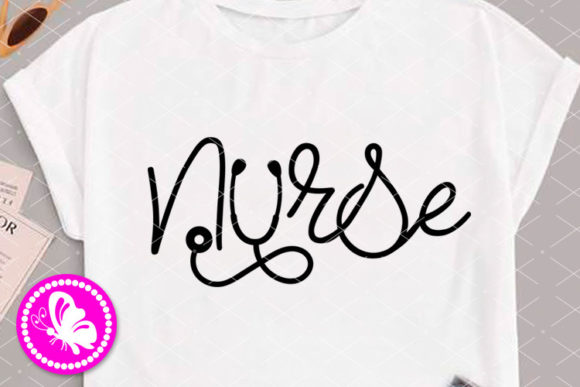 Nurse Gift Phonendoscope Text: A Stylish Embroidery Choice