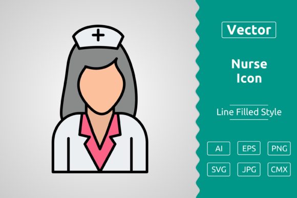 Review: Vector Nurse Filled Outline Icon