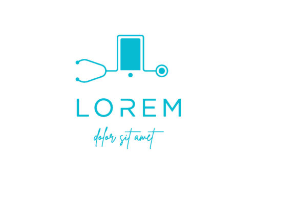 Reviewing Medical Mobile Phone Vector Logo Design