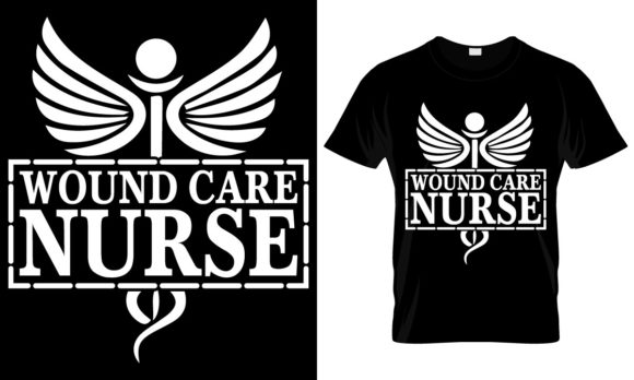 Wound Care. Nurse: A Heartfelt Embroidery Design